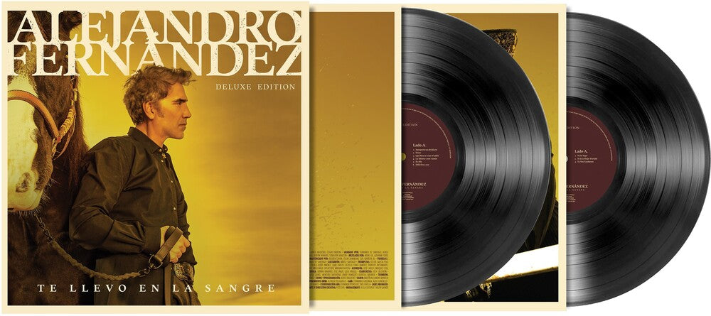 the album cover for Fernandez, Alejandro - Te Llevo En La Sangre (Deluxe Edition) [2 LP]