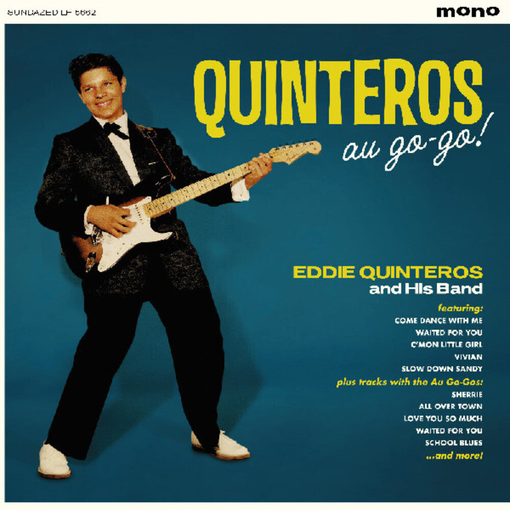 the album cover for Eddie Quinteros - Quinteros Au-Go-Go