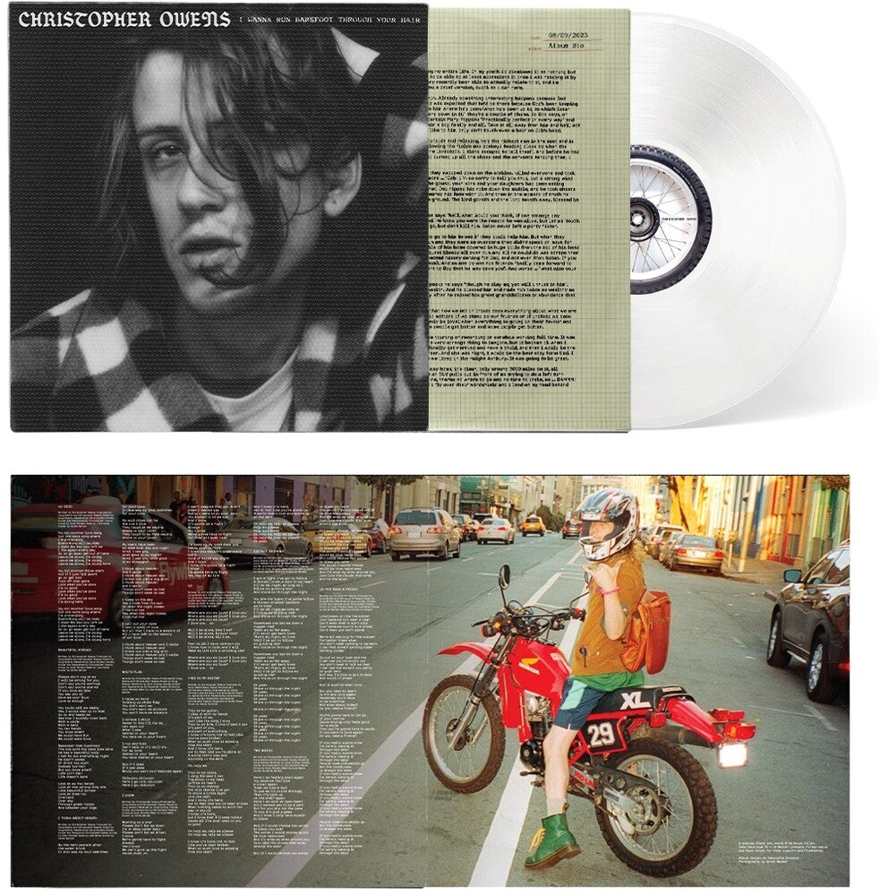 the album cover for Owens, Christopher - I Wanna Run Barefoot Through Your Hair