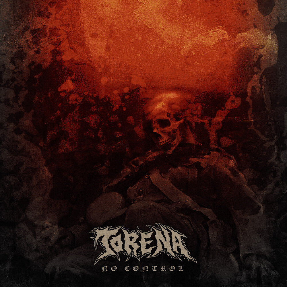 the album cover for Torena - No Control [half clear red/half bone vinyl]