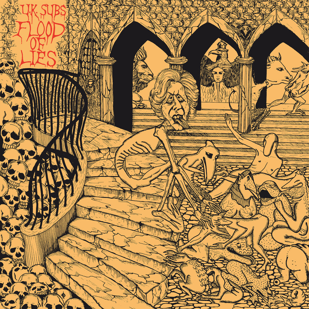 the album cover for Uk Subs - Flood Of Lies