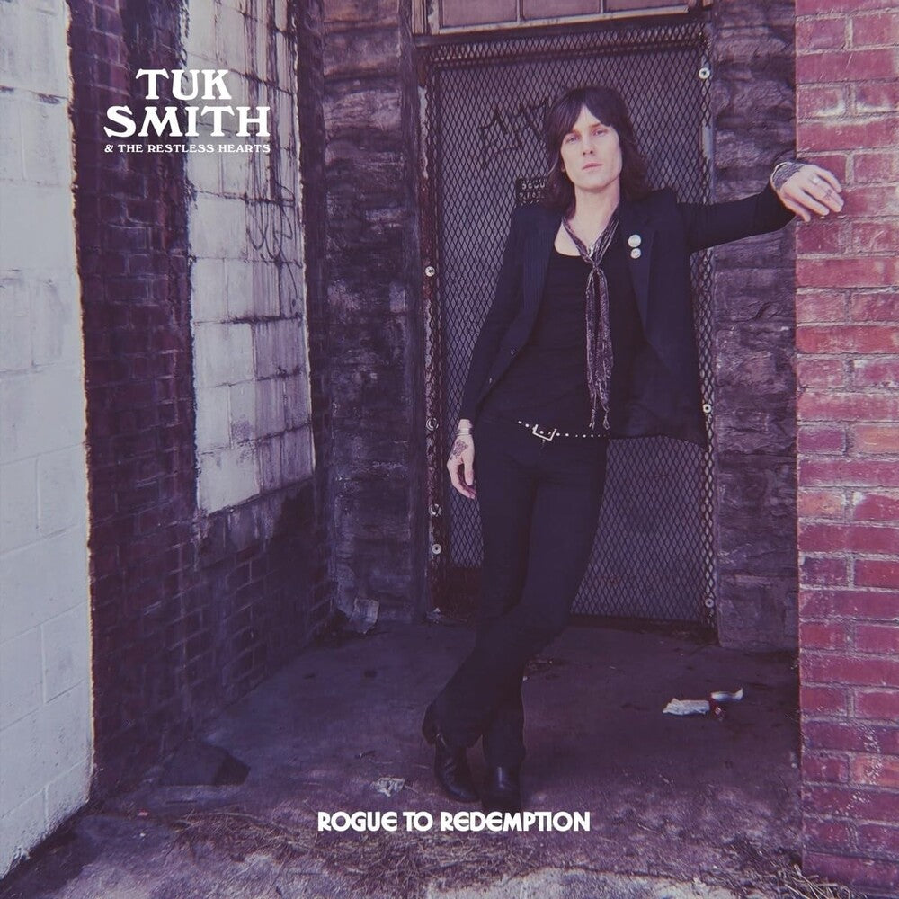 the album cover for Tuk Smith  & The Restless Hearts - Rogue To Redemption - Silver Vinyl [Colored Vinyl] (Slv)