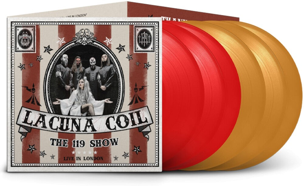 the album cover for Lacuna Coil - 119 Show: Live In London