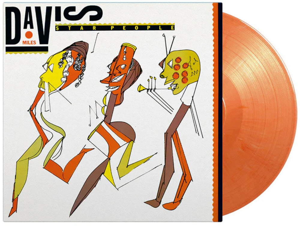 the album cover for Miles Davis - Star People [Colored Vinyl] [Limited Edition] [180 Gram] (Org) (Wht) (Hol)