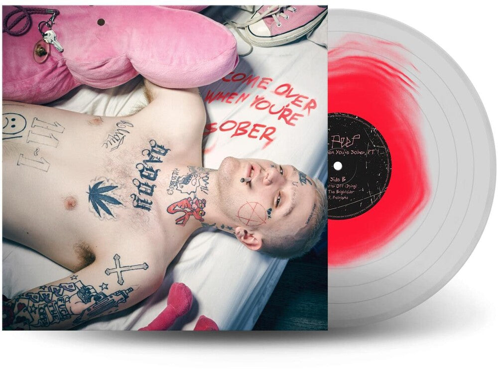 the album cover for Lil Peep - Come Over When You're Sober, PT. 1 [Pink in Clear LP]