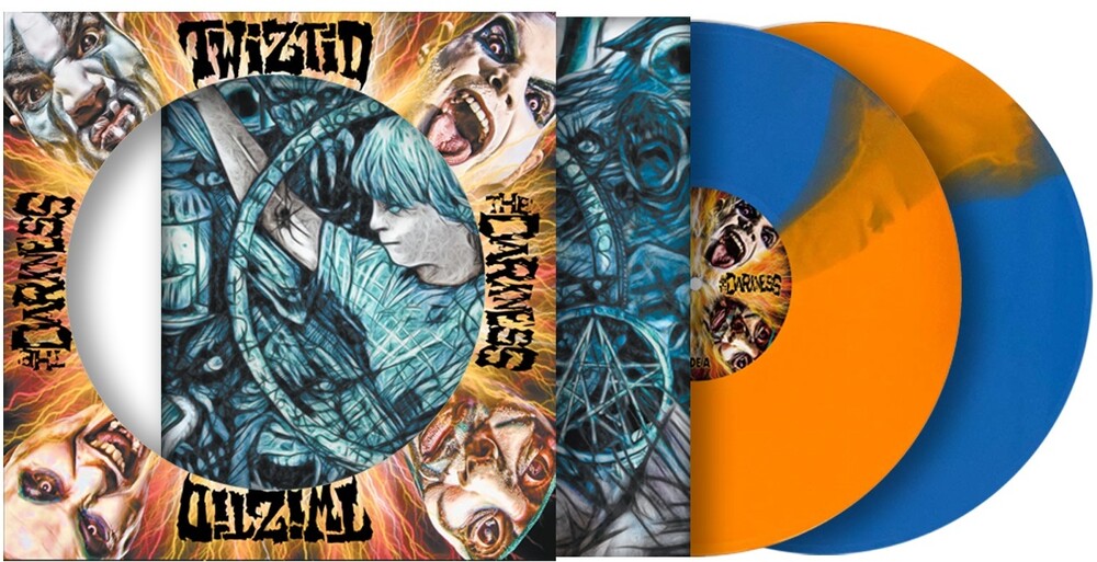 the album cover for Twiztid - Darkness [Sky Blue/Orange 2 LP]