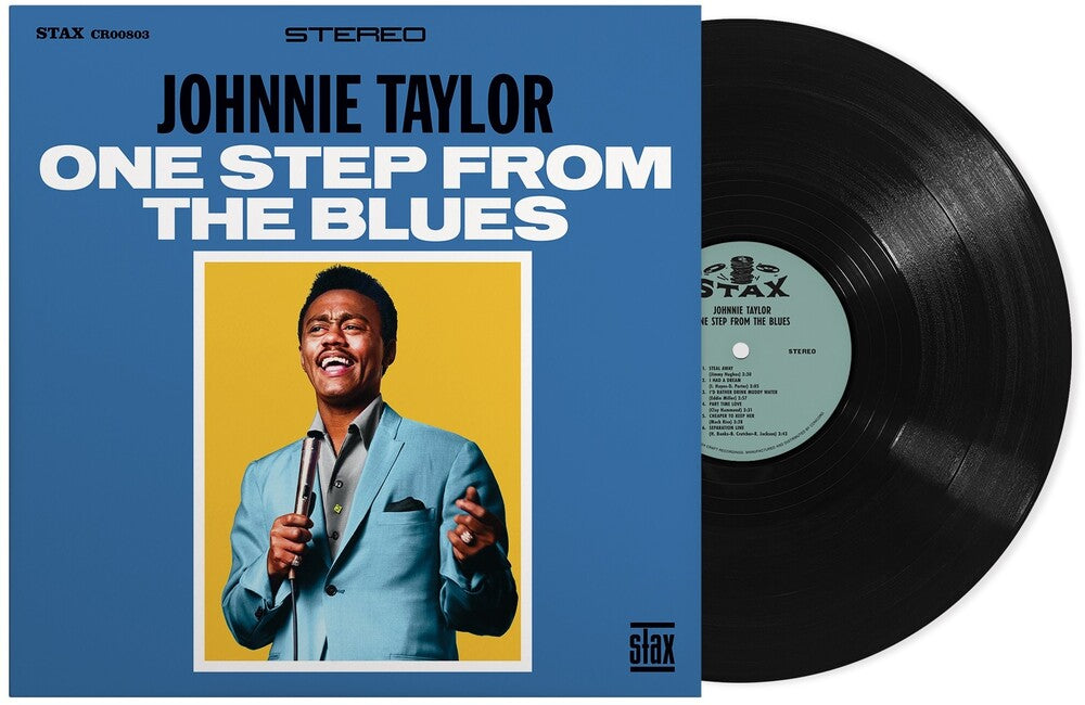 the album cover for Johnnie Taylor - One Step From The Blues [LP]