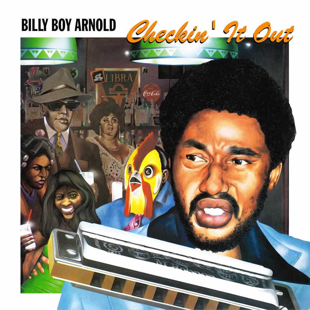 the album cover for Billy Arnold  Boy - Checkin' It Out (Blue) [Colored Vinyl]