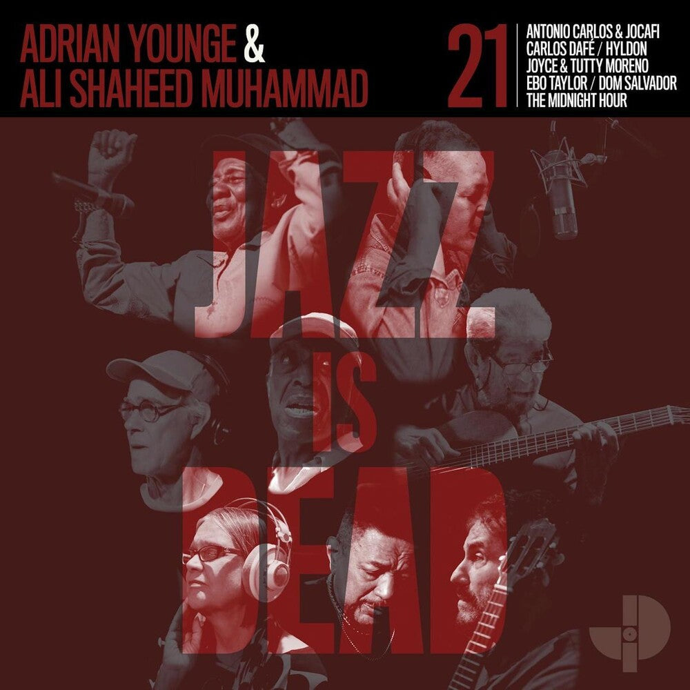 the album cover for Adrian Younge, Ali Shaheed Muhammad - Jazz Is Dead 021 [Red Vinyl LP]