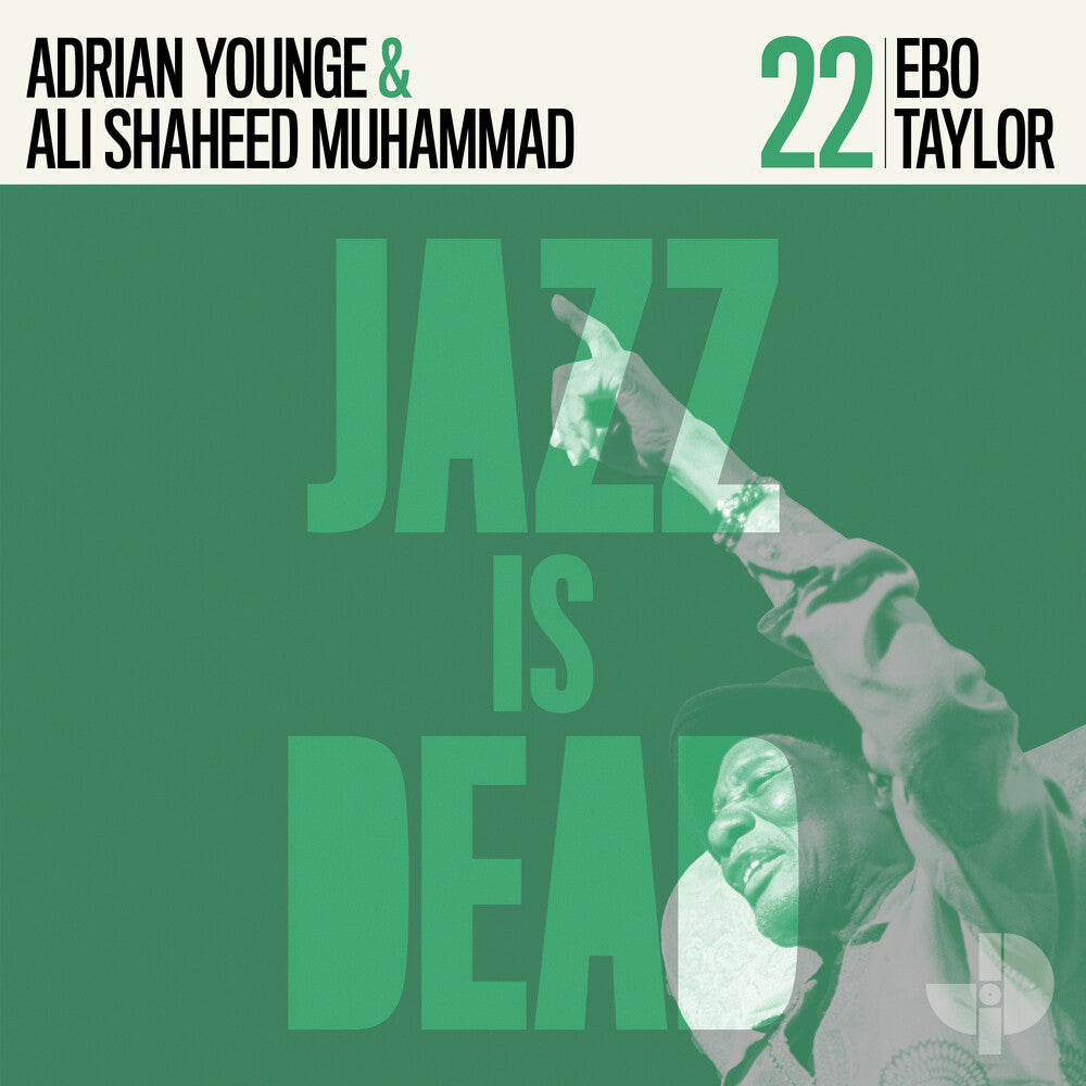 the album cover for Taylor.Ebo / Adrian Younge  / Muhammad,Ali Shaheed - Ebo Taylor Jid022
