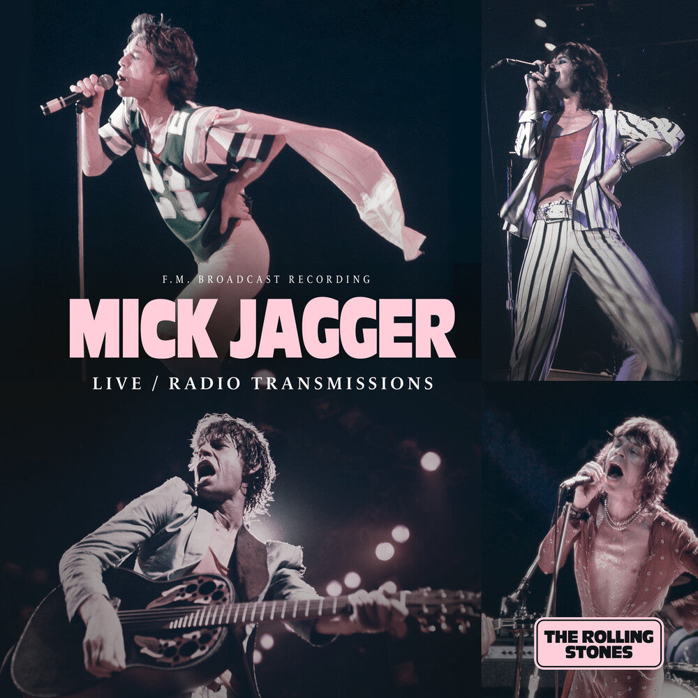 the album cover for Mick Jagger - Live / Radio Transmissions