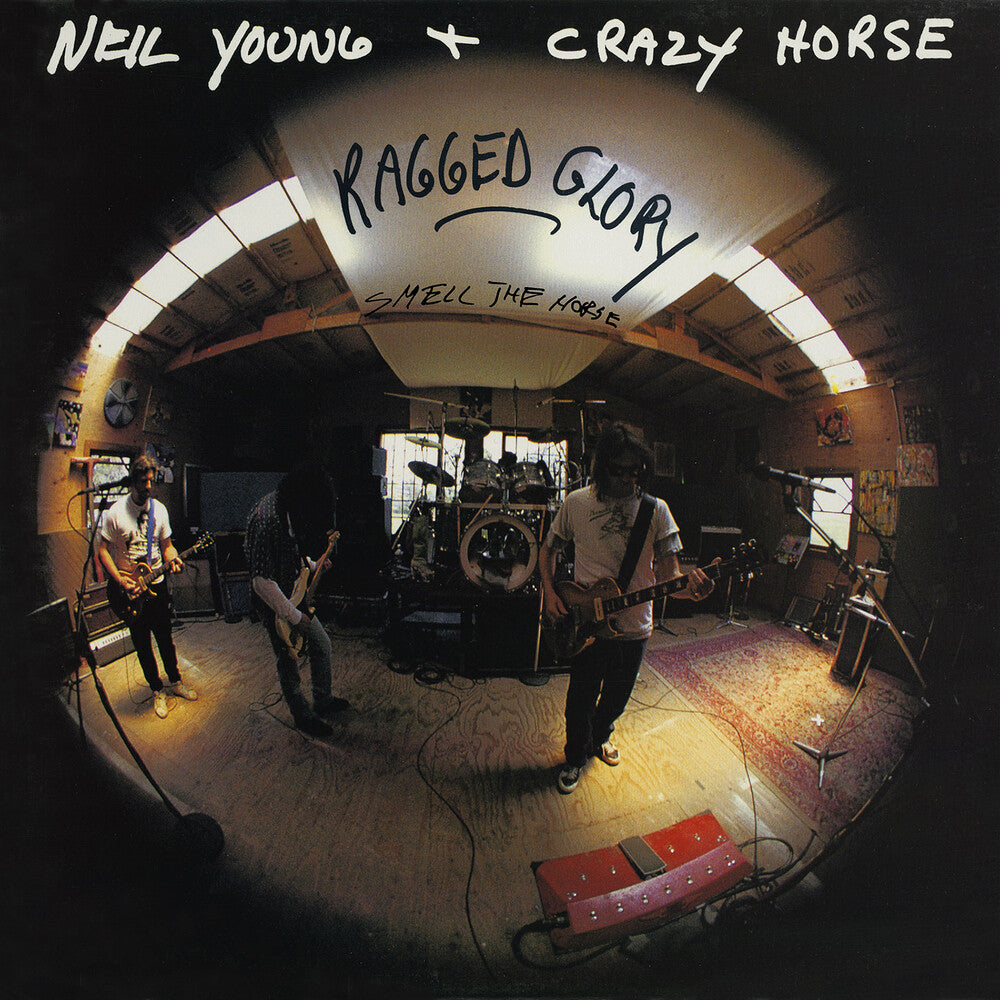 the album cover for Neil Young  & Crazy Horse - Ragged Glory