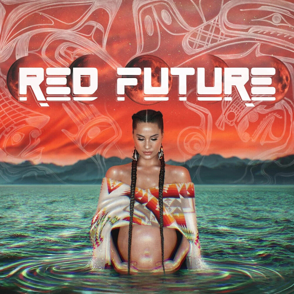 the album cover for Snotty Nose Rez Kids - Red Future [Colored Vinyl] [Limited Edition] (Trq) (Can)