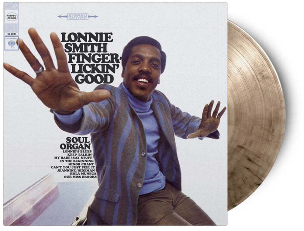 the album cover for Lonnie Smith - Finger Lickin Good [Colored Vinyl] [Limited Edition] [180 Gram] (Smok) (Hol)