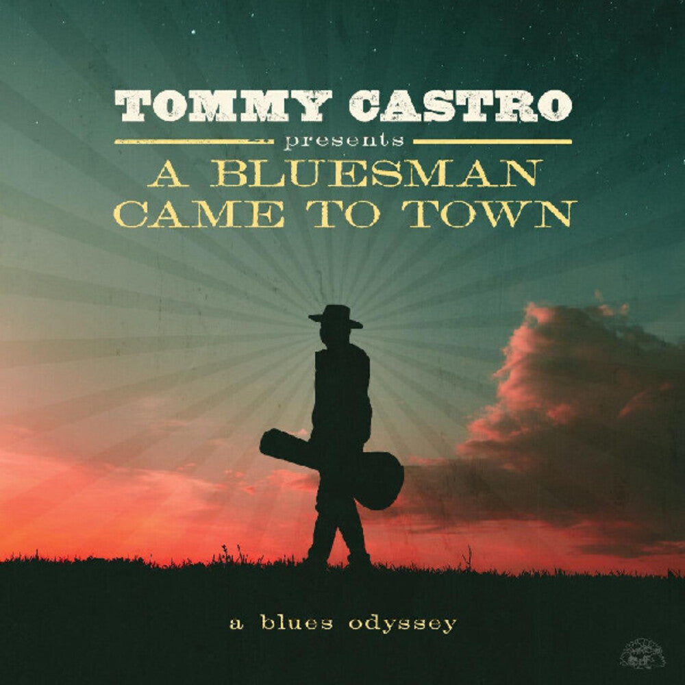 the album cover for Tommy Castro - Tommy Castro Presents A Bluesman Came To Town