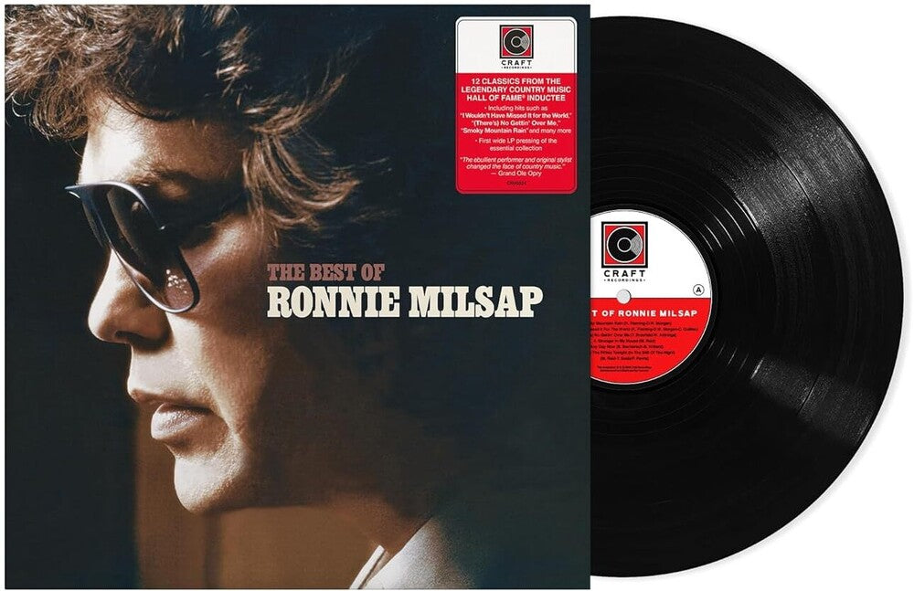 the album cover for Ronnie Milsap - The Best Of Ronnie Milsap -  [LP]