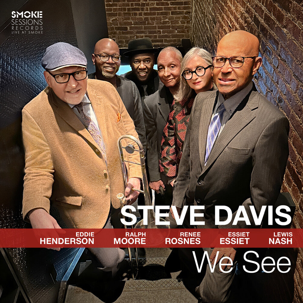 the album cover for Steve Davis - We See