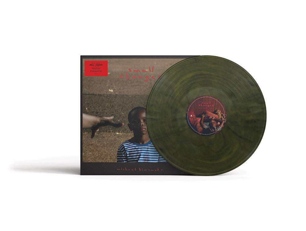 the album cover for Michael Kiwanuka - Small Changes [Indie Exclusive Green Marble Vinyl]