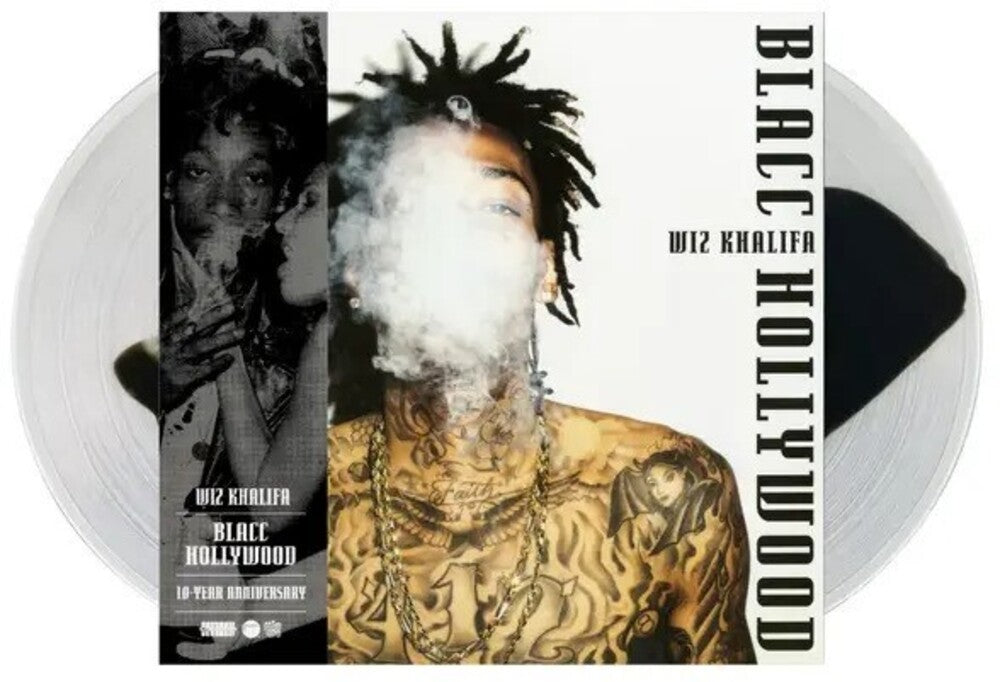 the album cover for Wiz Khalifa - Blacc Hollywood [Clear Vinyl] (Gate) [Limited Edition] (Aniv)