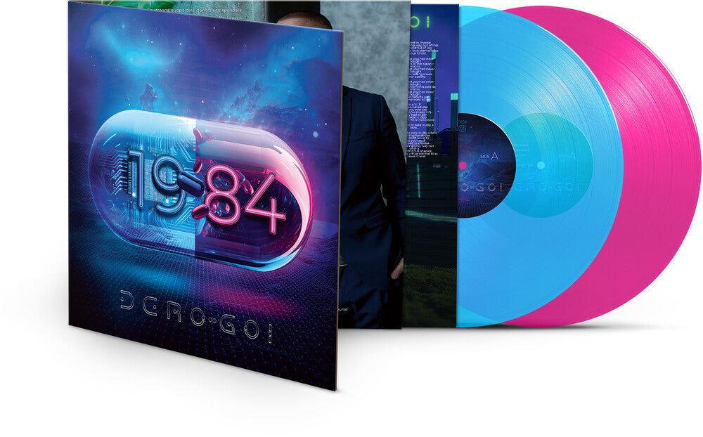 the album cover for Dero Goi - 1984 - Blue/Pink (Blue) [Colored Vinyl] (Gate) (Ofgv) (Pnk)