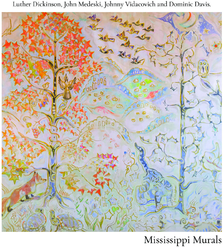 the album cover for Luther Dickinson  / Medeski,John / Davis,Dominic - Mississippi Murals (Gate) [180 Gram]