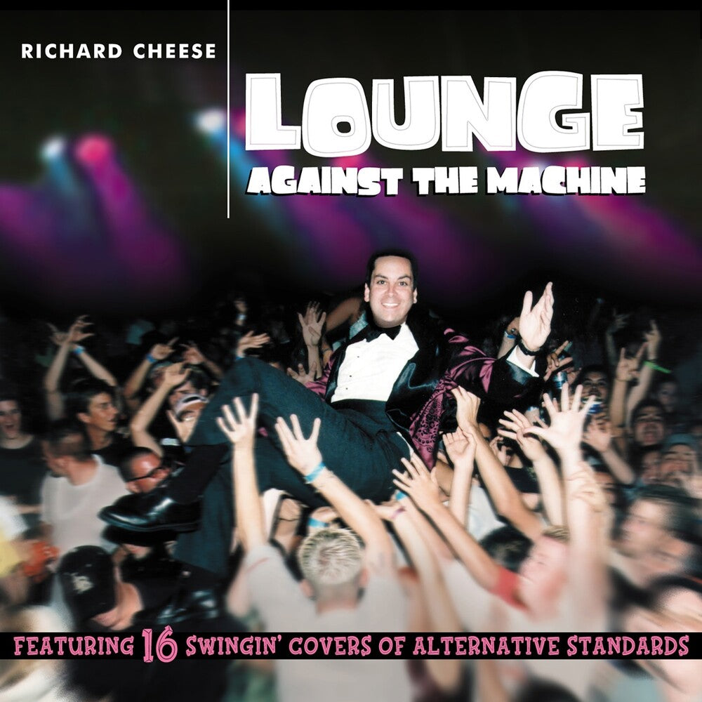 the album cover for Richard Cheese - Lounge Against The Machine [Colored Vinyl] (Purp) (Can)