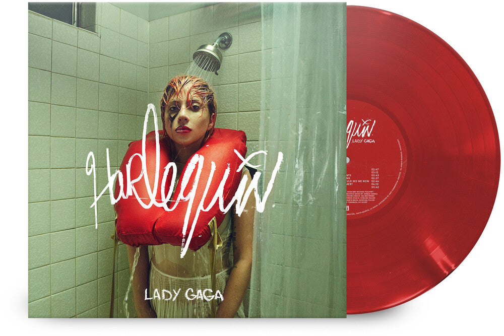 the album cover for Lady Gaga - Harlequin [Red LP]