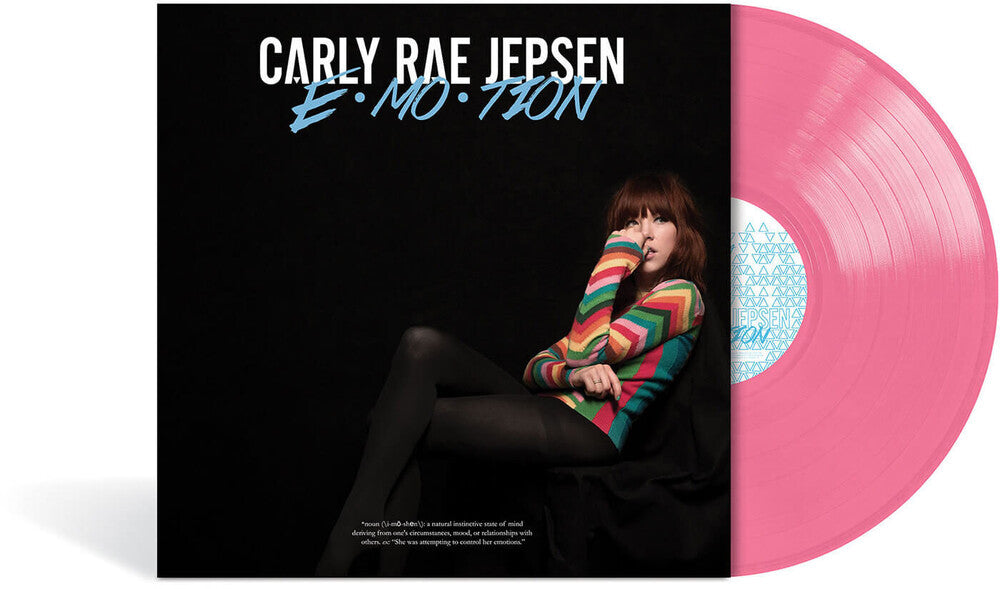 the album cover for Jepsen, Carly Rae - Emotion - Pink Colored Vinyl