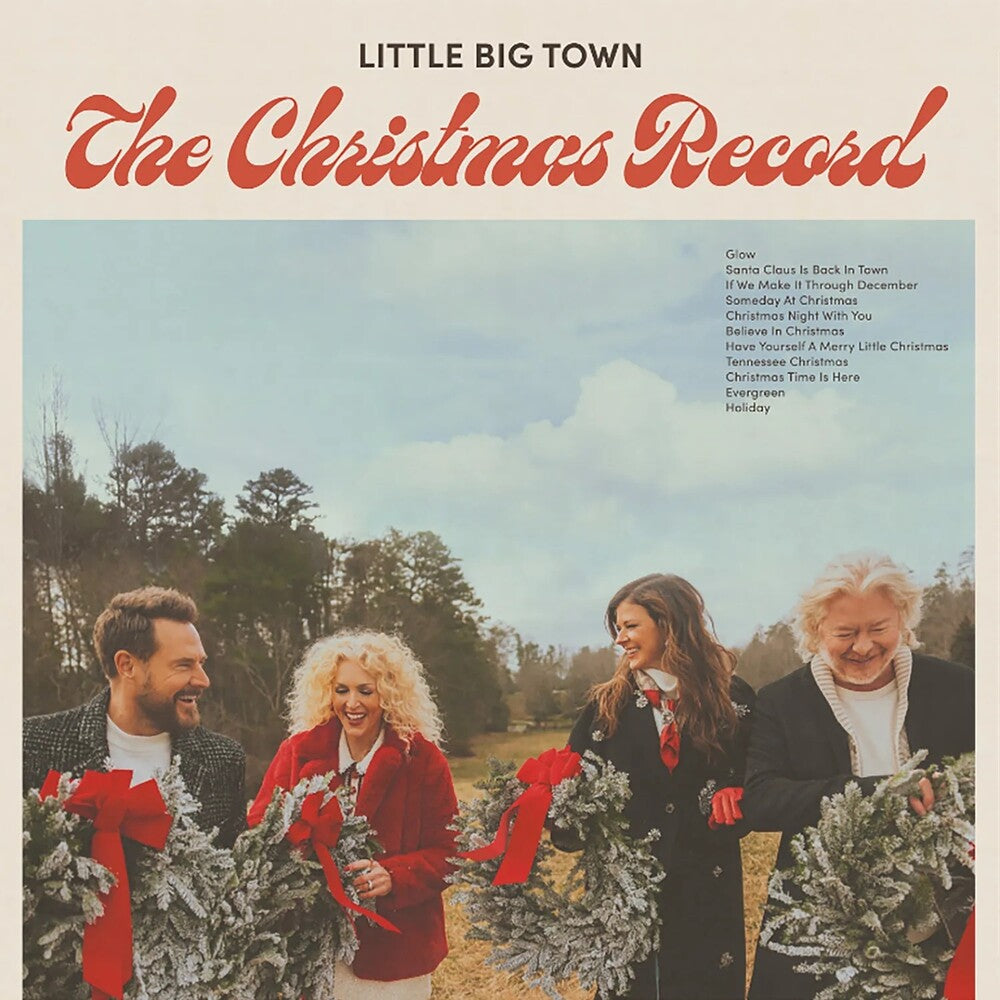 the album cover for Little Big Town - The Christmas Record [Indie Exclusive Limited Edition Green LP]