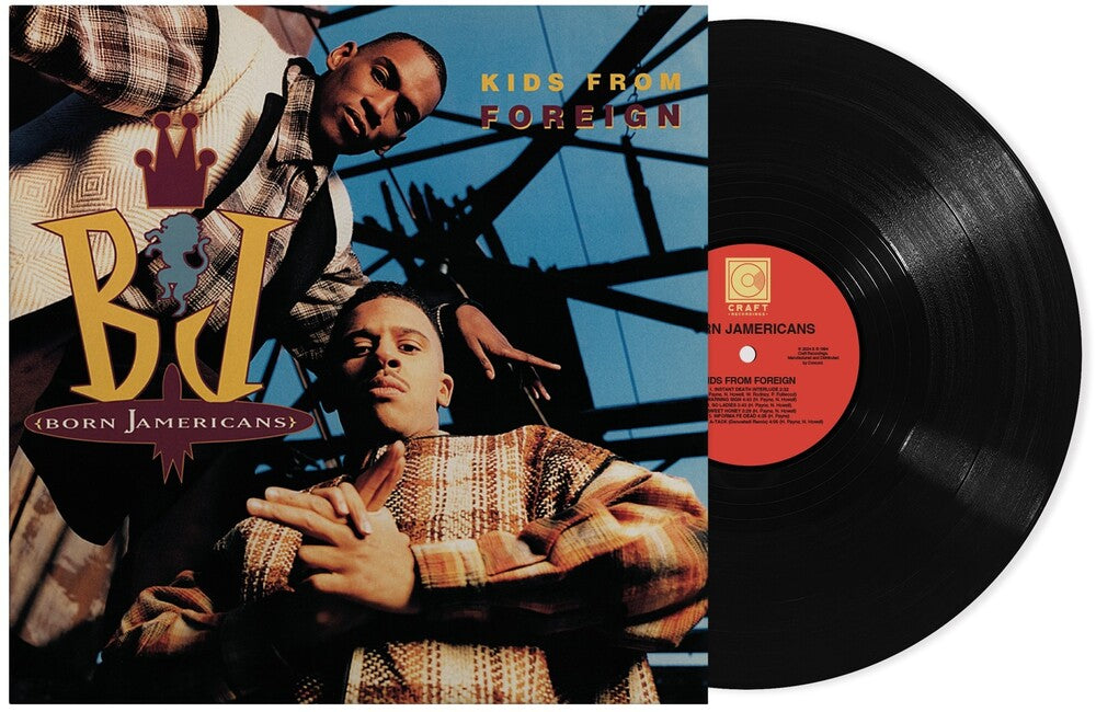 the album cover for Born Jamericans - Kids From Foreign [RSD Black Friday 2024]