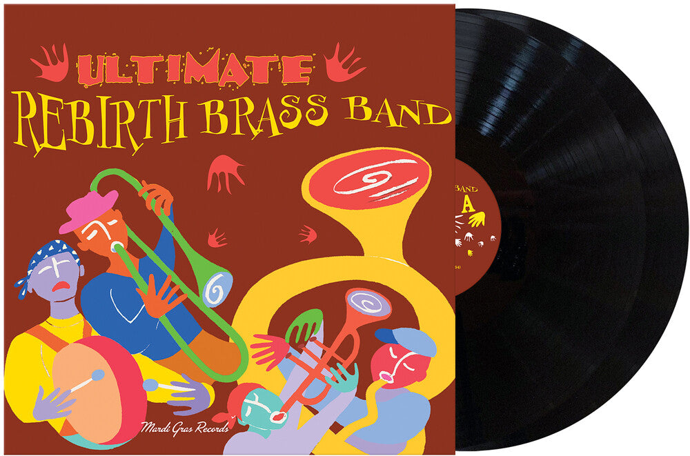the album cover for Rebirth Brass Band - Ultimate Brass Band