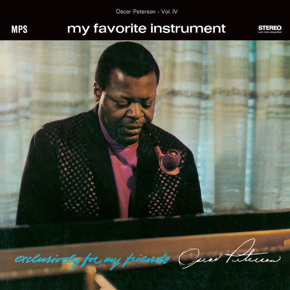 the album cover for Oscar Peterson - My Favorite Instrument (Exclusively For My Friend)