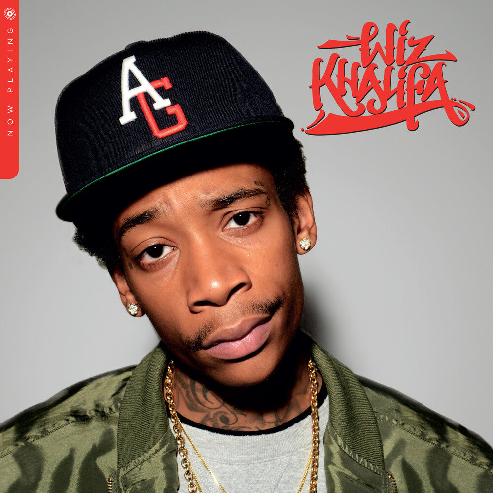 the album cover for Wiz Khalifa - Now Playing (Blue) [Colored Vinyl]