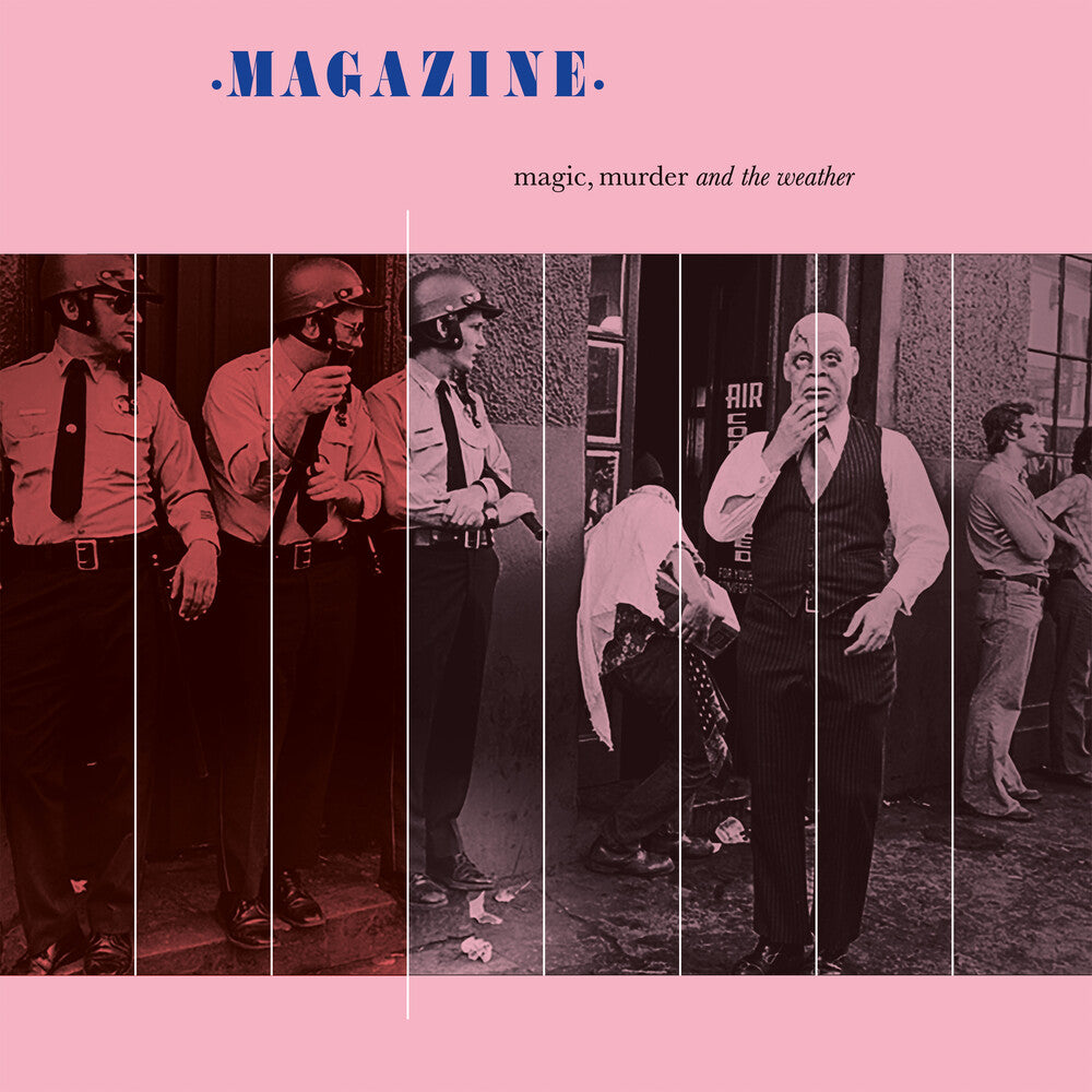 the album cover for Magazine - Magic Murder & The Weather - Pink [Colored Vinyl] (Pnk)
