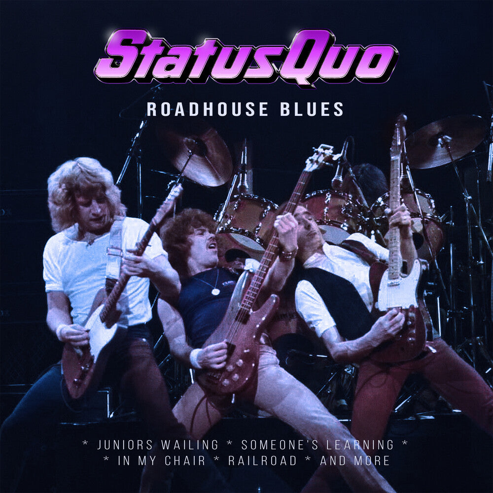 the album cover for Status Quo - Roadhouse Blues [Colored Vinyl] [Limited Edition] (Pnk)
