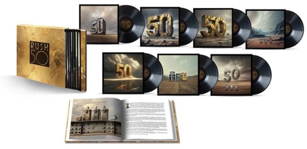 the album cover for Rush - Rush 50 [Deluxe 7LP]