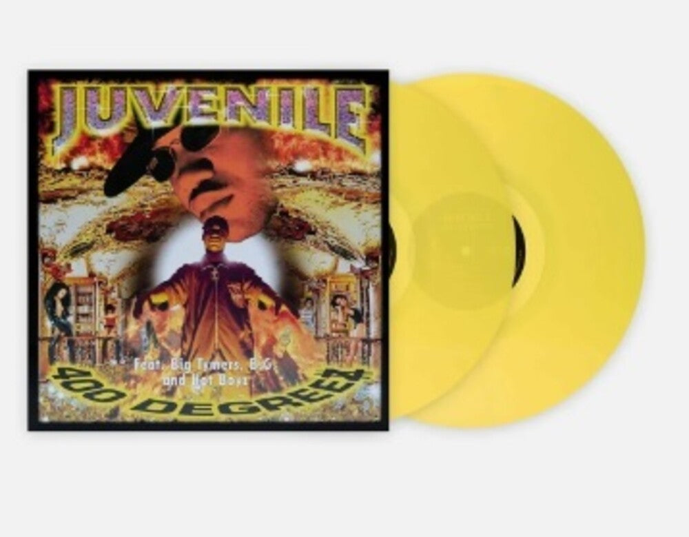 the album cover for Juvenile - 400 Degreez [Colored Vinyl] [180 Gram] (Ylw) (Can)