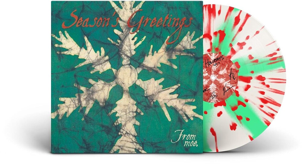 the album cover for moe. - Season's Greetings From Moe. [Colored Vinyl] (Grn) (Red)