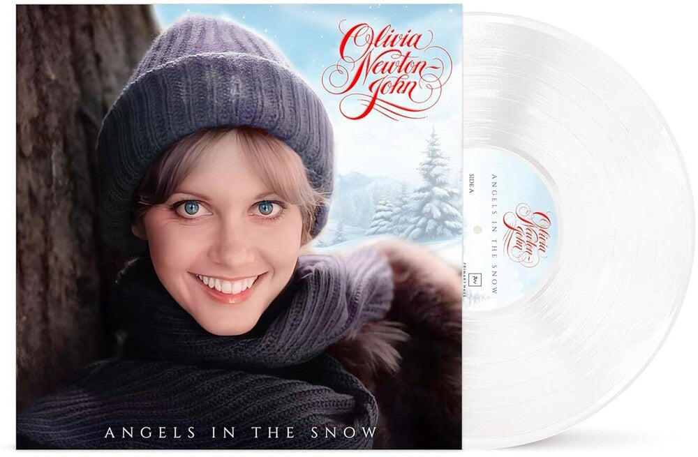 the album cover for Olivia Newton-John - Angels In The Snow [Colored Vinyl] (Wht)