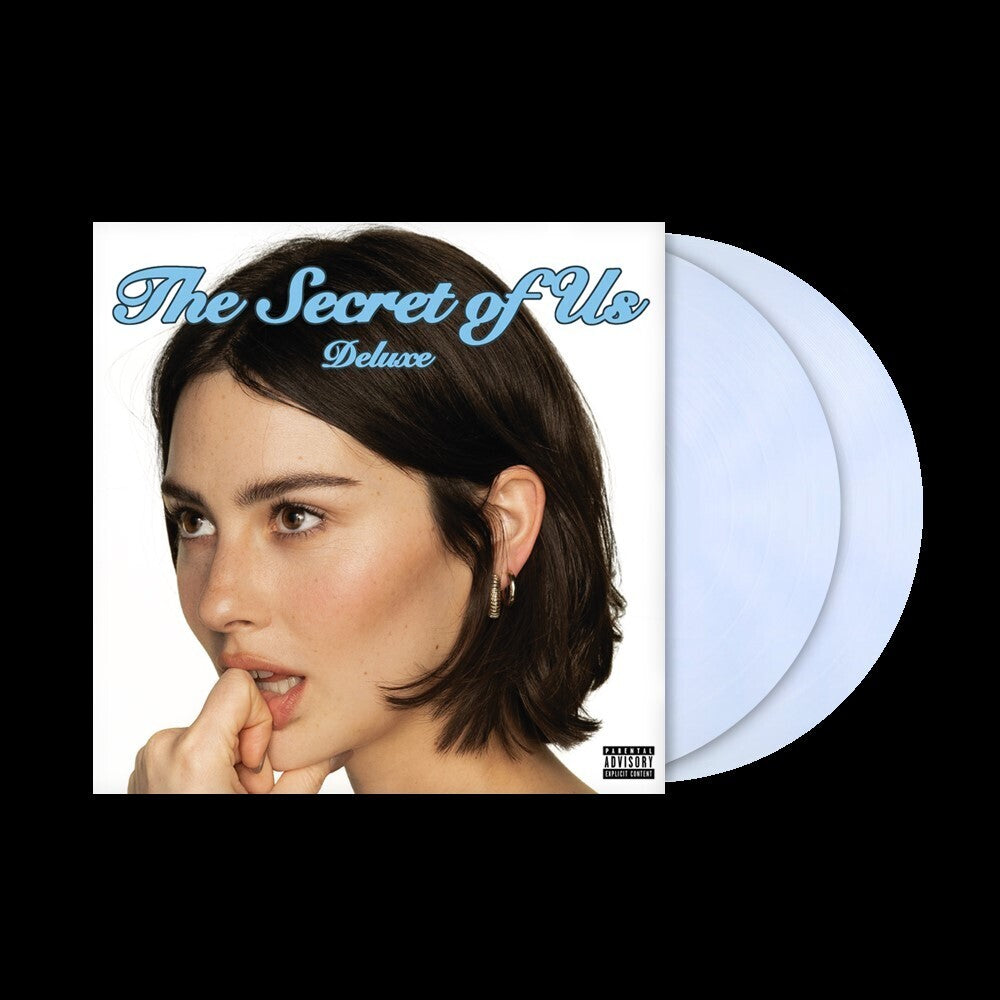 the album cover for Gracie Abrams - The Secret of Us (Deluxe) [Transparent Moonlight 2LP]