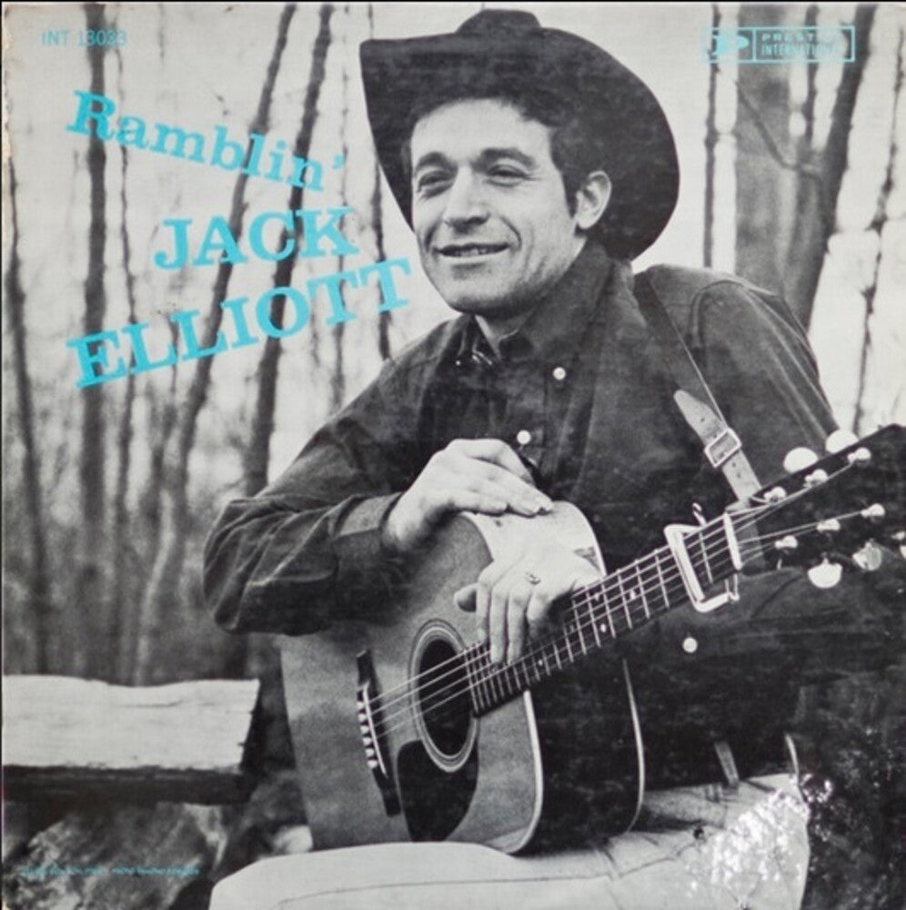the album cover for Ramblin Elliott  Jack - Ramblin Jack Elliott (Blue) [Colored Vinyl] [180 Gram] (Can)