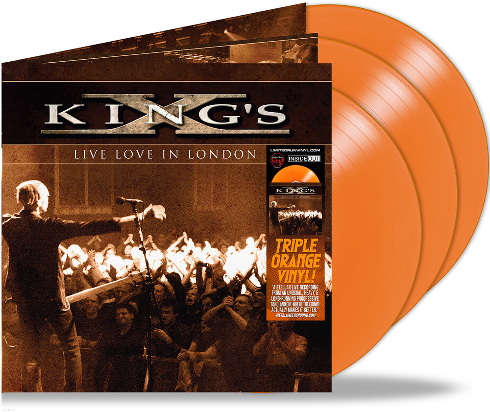the album cover for King's X - Live Love In London [Colored Vinyl] (Gate) (Org)