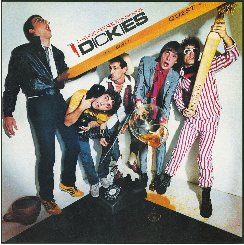 the album cover for Dickies - Incredible Shrinking Dickies [Colored Vinyl] (Red) (Uk)