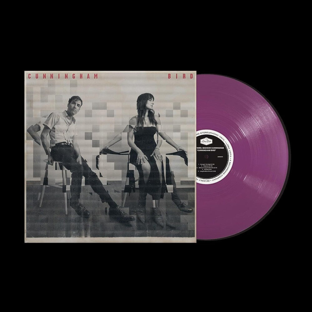 the album cover for Andrew Bird  / Cunningham,Madison - Cunningham Bird [Colored Vinyl] [Limited Edition] (Viol) (Hol)