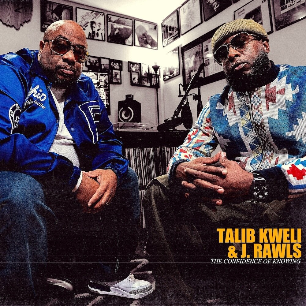 the album cover for Talib Kweli &amp; J. Rawls - The Confidence Of Knowing [2XLP]