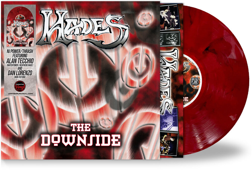 the album cover for Hades - Downside - Red [Colored Vinyl] (Red)