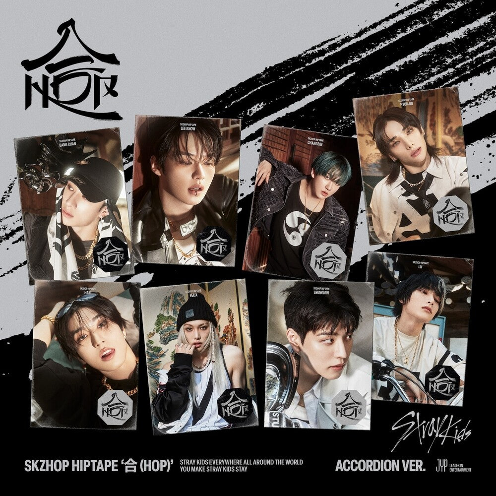 the album cover for Stray Kids - HOP [ACCORDION VER.]