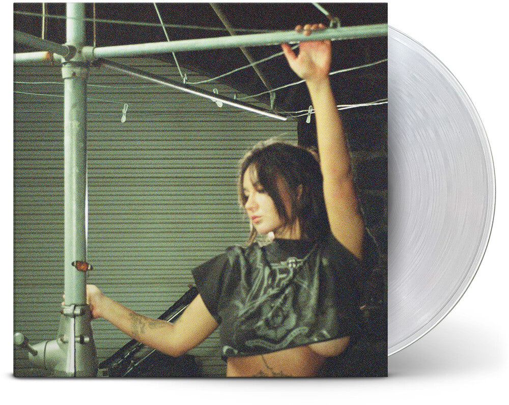 the album cover for Mallrat - Light Hit My Face Like A Straight Right [Clear Vinyl]