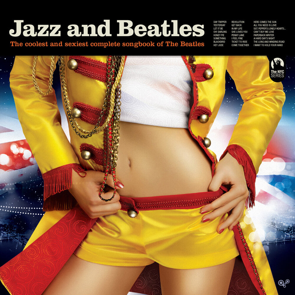 the album cover for Jazz & Beatles / Various (Cvnl) (Gate) (Red) (Ylw) - Jazz & Beatles / Various [Clear Vinyl] (Gate) (Red) (Ylw)