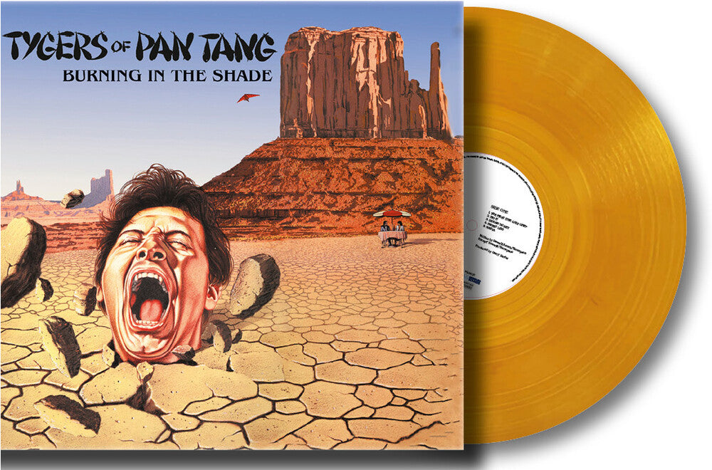the album cover for Tygers Of Pan Tang - Burning In The Shade (Ger)